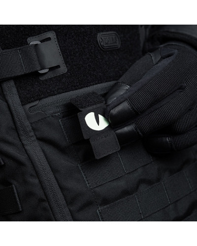 M-Tac нашивка Tiger Eyes Laser Cut (пара) Black (51140002)
