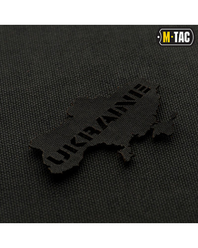 M-Tac нашивка Ukraine (контур) наскрізна Laser Cut Black (51148002)