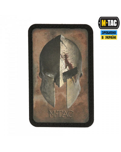 M-Tac нашивка Spartan Helmet Coyote/Black (51102005)