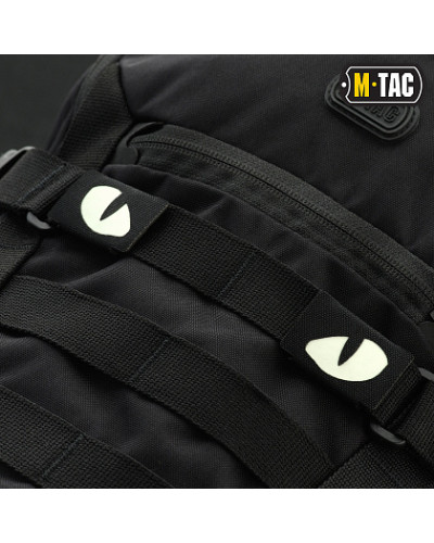 M-Tac нашивка Tiger Eyes Laser Cut (пара) Black (51140002)