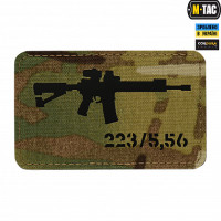 M-Tac нашивка AR-15.223/5,56 Laser Cut Multicam/Black