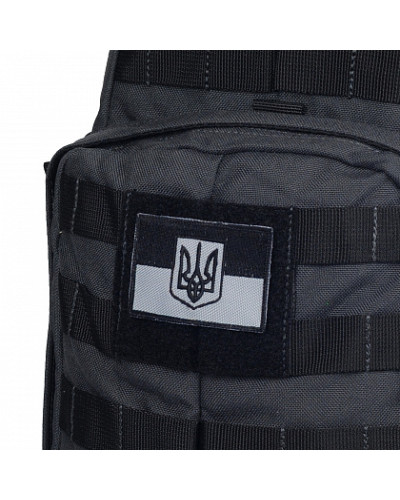 M-Tac нашивка прапор України з гербом сірий (51216011)