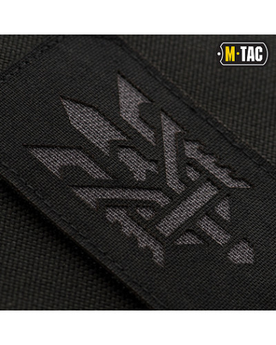 M-Tac нашивка Тризуб (стилізація) Laser Cut вертикальна Black/Grey (51196211)