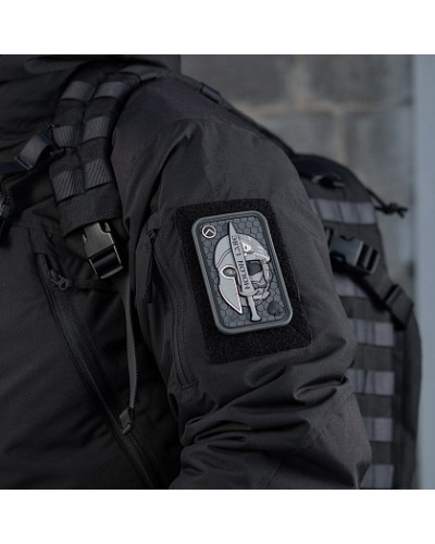 M-Tac нашивка Molon Labe Ace 3D PVC Grey (51127011)