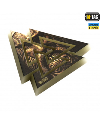 M-Tac нашивка Валькнут 3D PVC GID/Coyote (51161995)