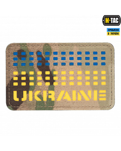 M-Tac нашивка Ukraine Laser Cut Multicam/Yellow/Blue (51150008)