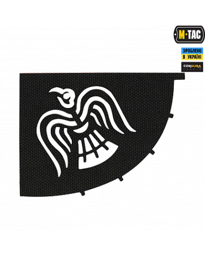 M-Tac нашивка Прапор Ворона наскрізна Laser Cut Black (51172002)