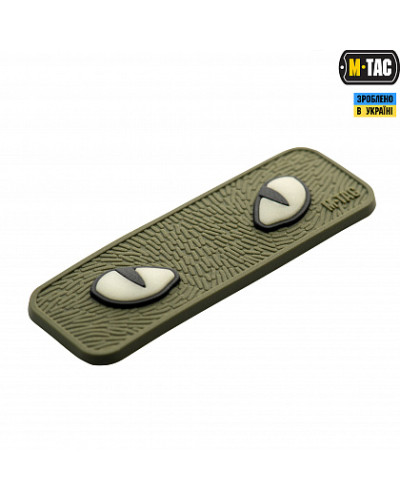 M-Tac нашивка Cat Eyes 3D PVC Olive (51114001)