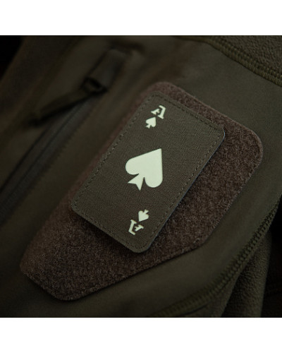 M-Tac нашивка Ace of Spades Laser Cut Ranger Green/світлонакопичувач (51109239)