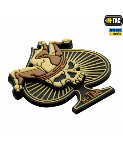 M-Tac нашивка Ace of Spades 3D PVC Black/Coyote (51108205)