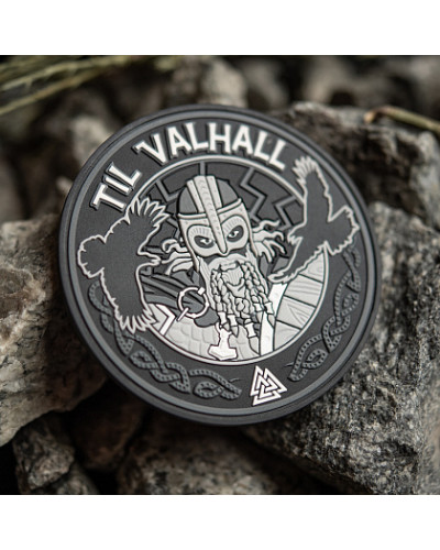 M-Tac нашивка Til Valhall PVC Grey/Black (51142112)