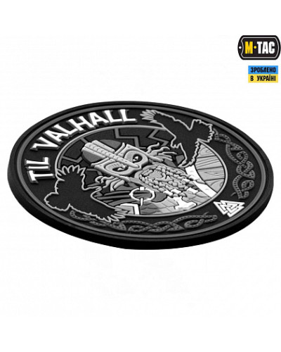 M-Tac нашивка Til Valhall PVC Grey/Black (51142112)