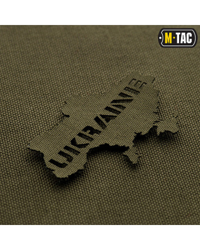 M-Tac нашивка Ukraine (контур) наскрізна Laser Cut Ranger Green (51148023)