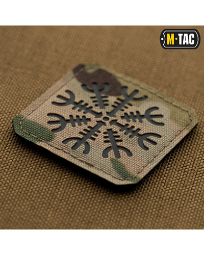 M-Tac нашивка Шлем Ужаса Laser Cut Multicam/Black (51220802)