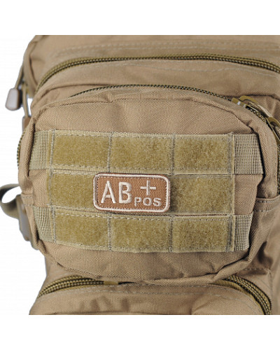 M-Tac нашивка группа крови AB+ Pos хаки (51232004)