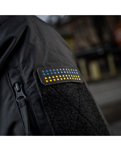 M-Tac нашивка прапор України 25х80 Laser Cut Black (51213002)