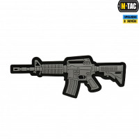 M-Tac нашивка M4A1 3D PVC Grey