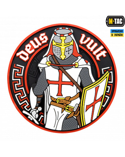 M-Tac нашивка Deus Vult 3D PVC (51116000)