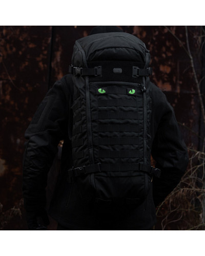 M-Tac нашивка Tiger Eyes Laser Cut (пара) Black (51140002)