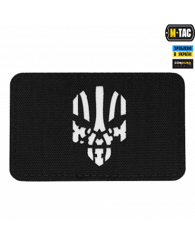 M-Tac нашивка Месник горизонтальная Laser Cut Black/GID (51179299)