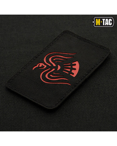 M-Tac нашивка Прапор Ворона Laser Cut Black/Red (51171233)