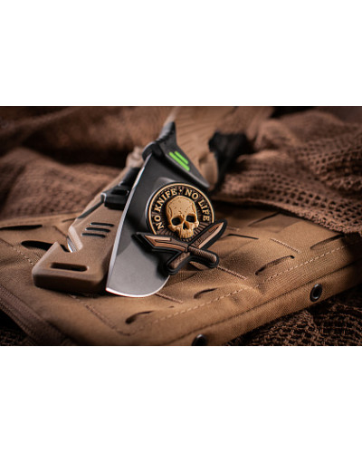M-Tac нашивка No Knife - No Life 3D PVC Coyote (51128005)