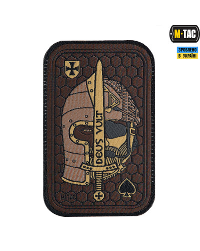M-Tac нашивка Deus Vult Ace (жаккард) койот (51117005)