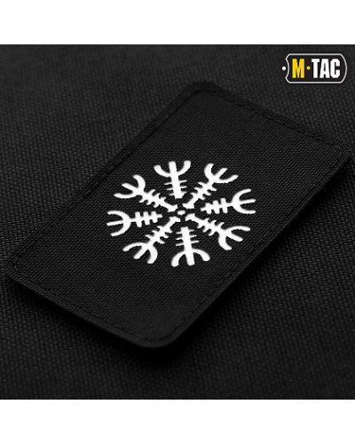 M-Tac нашивка Шолом Жаху горизонтальна Laser Cut Black/світлонакопичувач (51222299)