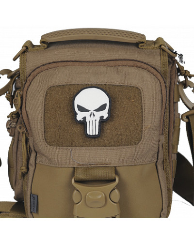 M-Tac нашивка Punisher PVC Black/White (51136236)