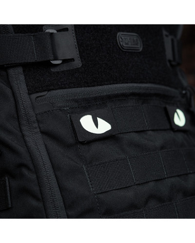 M-Tac нашивка Tiger Eyes Laser Cut (пара) Black (51140002)