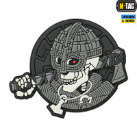 M-Tac нашивка Undead Viking 3D PVC Grey