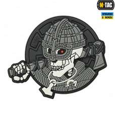 M-Tac нашивка Undead Viking 3D PVC Grey