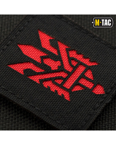 M-Tac нашивка Тризуб (стилізація) Laser Cut мала Black/Red (51198233)