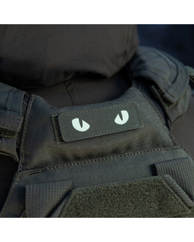 M-Tac нашивка Cat Eyes Laser Cut Ranger Green/світлонакопичувач (51009239)