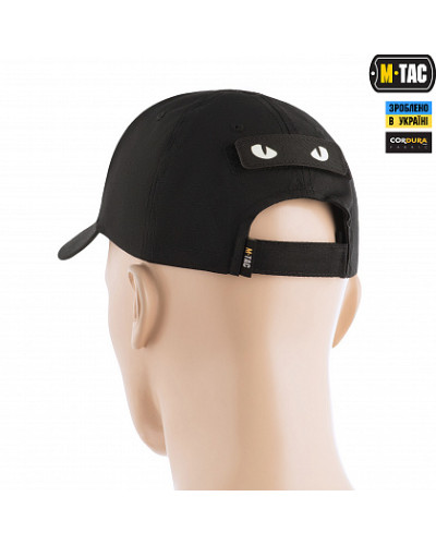 M-Tac нашивка Cat Eyes Laser Cut Black/світлонакопичувач (51009299)