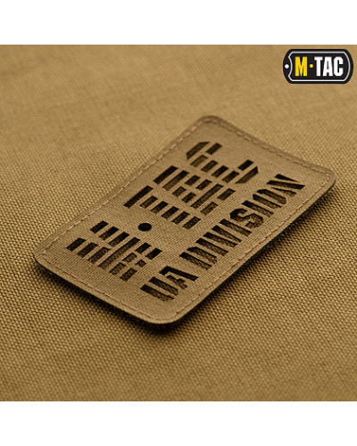 M-Tac нашивка UA Division наскрізна Laser Cut Coyote (51145005)