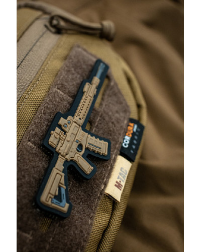 M-Tac нашивка AR-15 3D PVC Coyote (51112005)