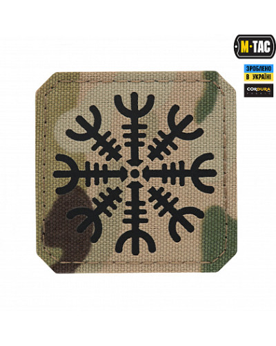 M-Tac нашивка Шлем Ужаса Laser Cut Multicam/Black (51220802)
