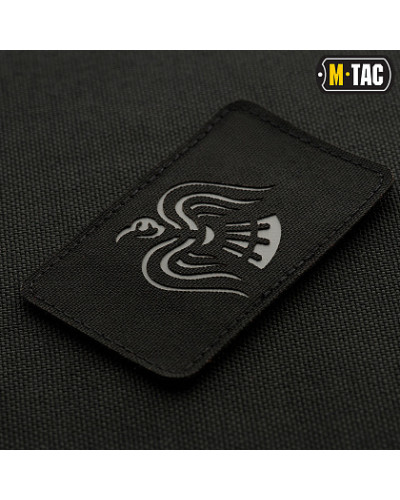 M-Tac нашивка Прапор Ворона Laser Cut Black/Grey (51171211)