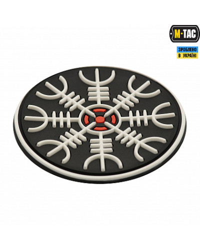 M-Tac нашивка Шлем Ужаса PVC Black/White (51221233)