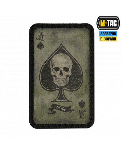 M-Tac нашивка Ace of Spades Ranger Green/Black (51101023)