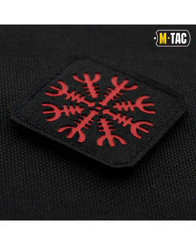 M-Tac нашивка Шолом Жаху Laser Cut Black/Red (51220233)