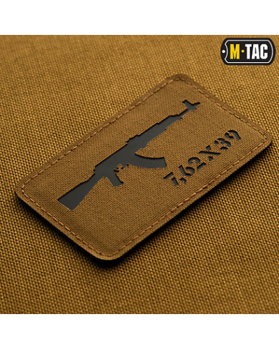 M-Tac нашивка AKM 7,62х39 Laser Cut Coyote/Black (51110502)