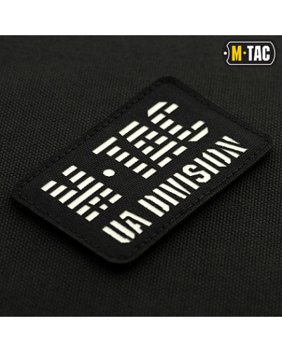 M-Tac нашивка UA Division Laser Cut Black/світлонакопичувач (51144299)