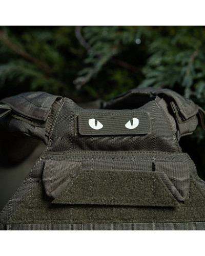 M-Tac нашивка Cat Eyes Laser Cut Ranger Green/світлонакопичувач (51009239)