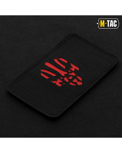 M-Tac нашивка Місник горизонтальна Laser Cut Black/Red (51179233)
