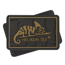 Емблема logo Helikon-Tex - pvc, coyote