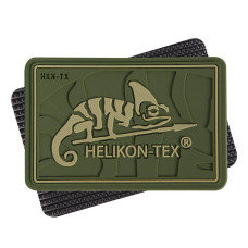 Емблема logo Helikon-Tex - pvc, olive green