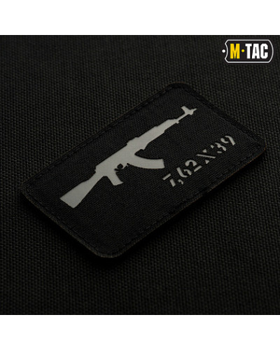 M-Tac нашивка AKM 7,62 х39 Laser Cut Black/Grey (51110211)
