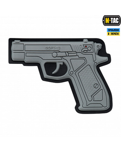 M-Tac нашивка Ф-12 3D PVC Grey (51205000)
